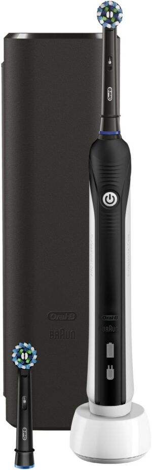 Oral-B Oral-B PRO 760 Black+Aufst.B.+Etui Elektrische Zahnbürste schwarz