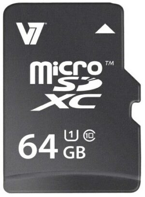 V7 microSDXC Class 10 UHS-I (64GB) Speicherkarte