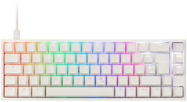 Ducky One 2 SF MX-Silent-Red Gaming Tastatur weiß