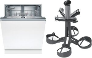 Bosch MKSBV1MXTB Vollintegrierbarer 60 cm Geschirrspüler bestehend aus SBV6YAX01E + SMZ5300 / B