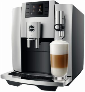 Jura E8 Kaffee-Vollautomat Moonlight Silver (EB)