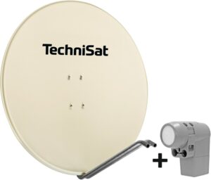 Technisat SATMAN 850 Plus Satellitenantenne inkl. UNYSAT-Universal-Quattro-LNB beige