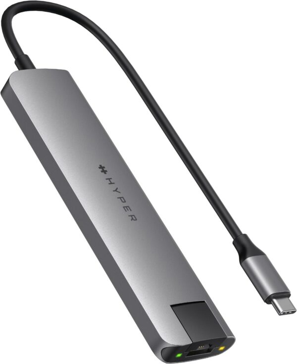 HYPER HyperDrive Slab 7-in-1 USB Type-C grau