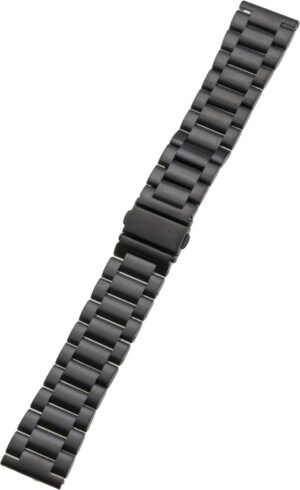 Peter Jäckel Armband Edelstahl Chain für Fitbit Versa schwarz