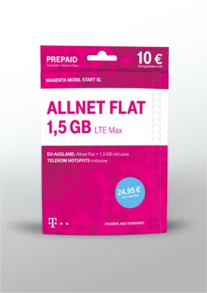 Telekom/T-Mobile Magenta Mobil Start XL Prepaid Karte