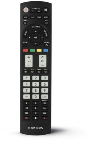 Thomson ROC1128PAN Ersatzfernbedienung für Panasonic TVs schwarz