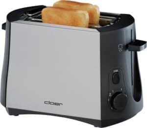 Cloer 3419 Toaster edelstahl/schwarz