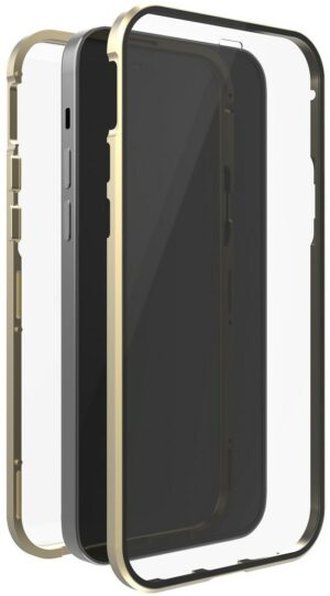 White Diamonds Cover 360° Glass für iPhone 13 Pro gold