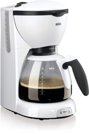 Braun KF 520/1 WH CafeHouse PurAroma Kaffeeautomat weiß