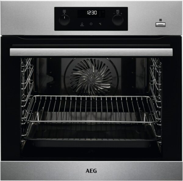 AEG BPB355020M Einbaubackofen edelstahl/cleansteel / A+