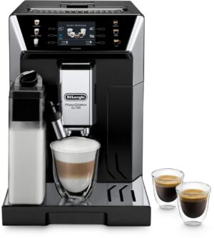 Delonghi ECAM 550.65.SB PrimaDonna Class Kaffee-Vollautomat silber/schwarz