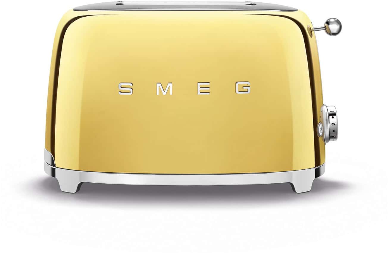 Smeg TSF01GOEU Kompakt-Toaster gold