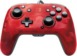 PDP Faceoff Deluxe+ Controller camo rot