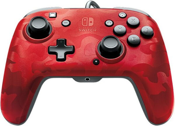 PDP Faceoff Deluxe+ Controller camo rot