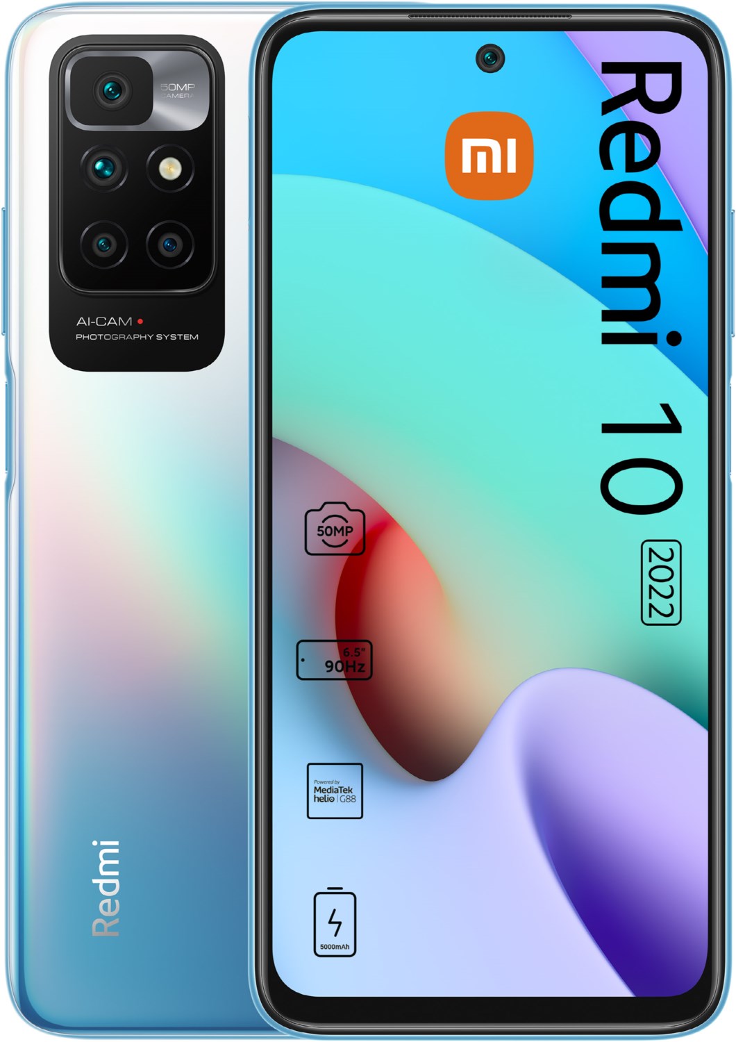 Xiaomi Redmi 10 2022 (4GB+128GB) Smartphone sea blue