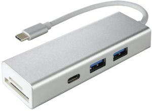 Hama USB-3.1-Type-C 1:3 silber