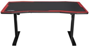 Nitro Concepts D16E Gaming Desk elektrisch höhenverstellbar carbon red