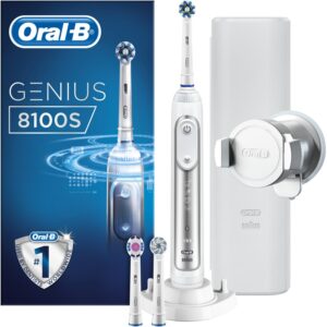 Oral-B Genius 8100S Elektrische Zahnbürste weiß