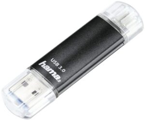 Hama FlashPen Laeta Twin 3.0 (256GB) USB-Speicherstick schwarz