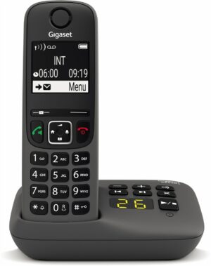 Gigaset AE690A Schnurlostelefon mit Anrufbeantworter anthrazit
