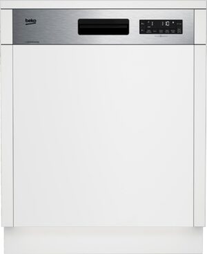 Beko b300 DSN26420XQ Teilintegrierter Einbau-Geschirrspüler 60 cm edelstahl / E