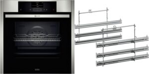 NEFF BMK4523CS Einbaubackofen bestehend aus B45CS22N0K + Z11TF36X0 edelstahl / A+