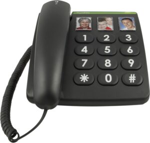 Doro PhoneEasy 331 ph Schnurgebundenes Telefon schwarz