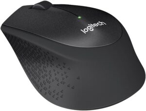 Logitech M330 Silent Plus Kabellose Maus schwarz