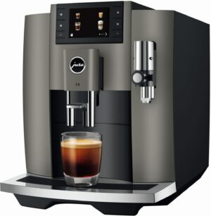 Jura E8 Kaffee-Vollautomat Dark Inox (EC)