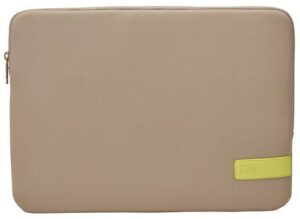 Case Logic Reflect Laptop Sleeve 14" Laptoptasche plaza taupe/sun-lime
