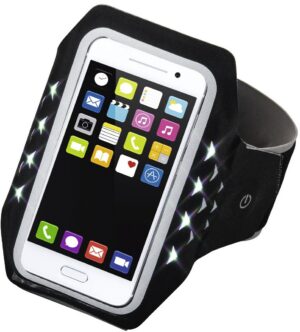 Hama Sport-Armband Running (XL) mit LED schwarz