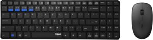 Rapoo 9300M Kabelloses Tastatur-Set schwarz