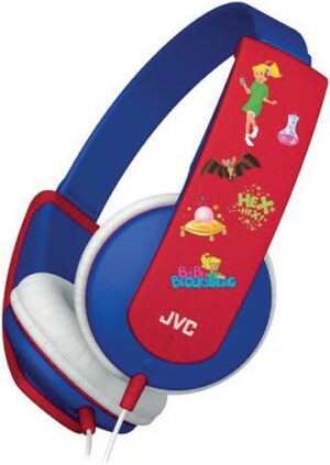 JVC HA-KD5-A-E Bibi Blocksberg Edition Kopfhörer mit Kabel blau/rot