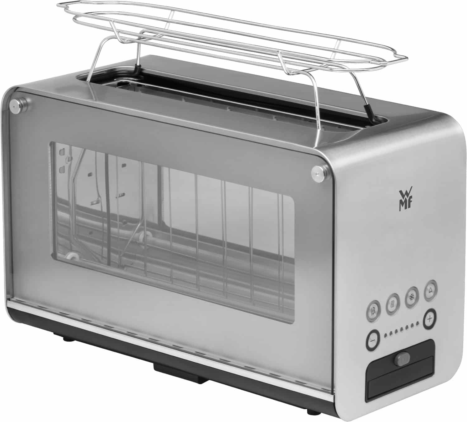 WMF LONO Glas-Toaster Langschlitz-Toaster cromargan edelstahl
