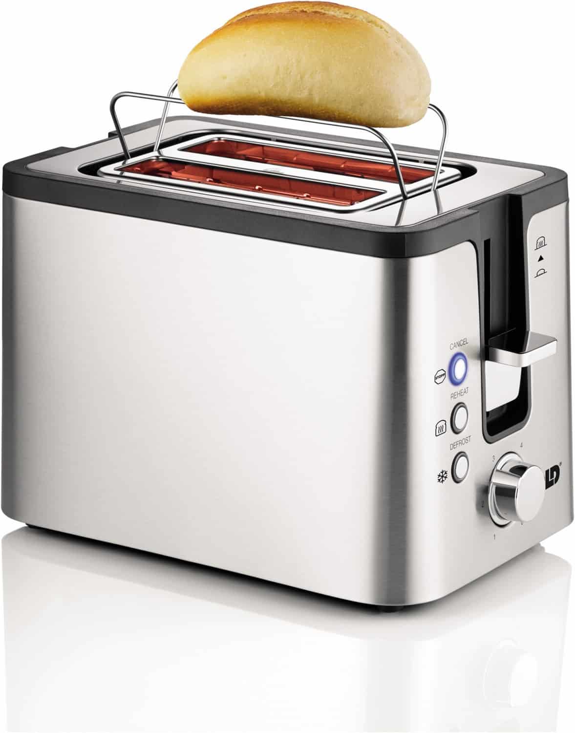 Unold 38215 Toaster 2er Kompakt edelstahl/schwarz