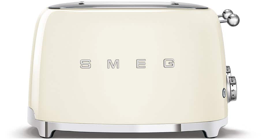 Smeg TSF03CREU 4-Schlitz Toaster creme