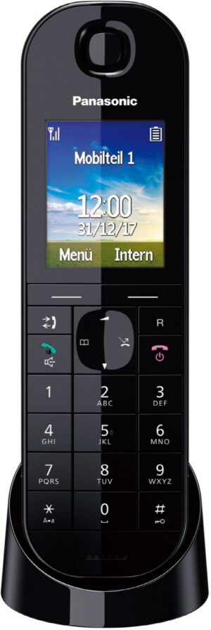 Panasonic KX-TGQ400GB Schnurloses IP-Telefon schwarz
