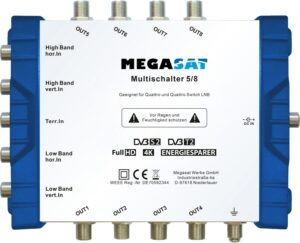 Megasat Multischalter 5/8