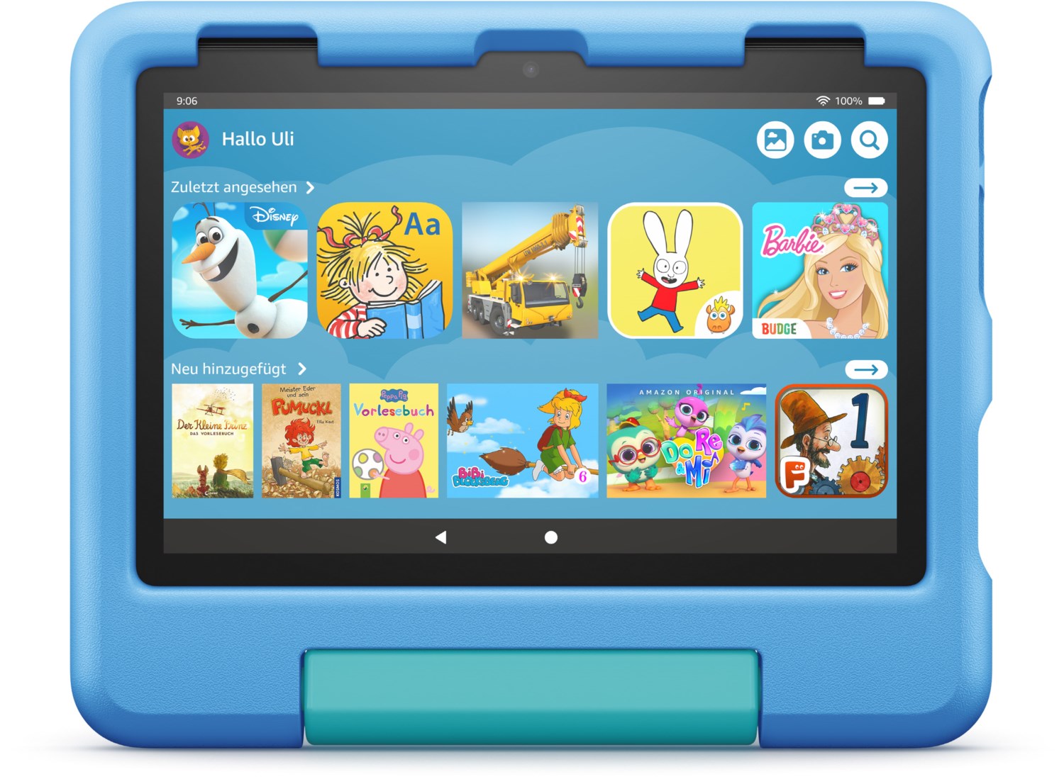 Amazon Fire HD 8 Kids Edition (2022)(32GB) Tablet schwarz/blau