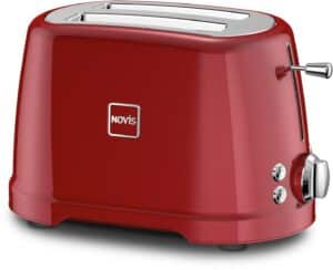 NOVIS Toaster T2 Kompakt-Toaster rot