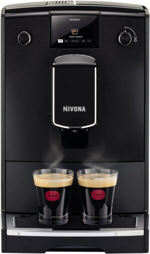 Nivona CafeRomatica NICR 690 Kaffee-Vollautomat mattschwarz/chrom