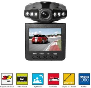 Trade4Less MM308S inkl. Adapter + Glashalter Dashcam schwarz